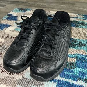 Lightly used Brooks all black walking shoe